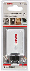 Биметаллическая коронка BOSCH BiM PROGRESSOR 35 mm, NEW