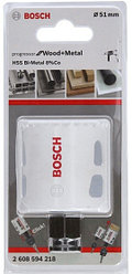 Биметаллическая коронка BOSCH BiM PROGRESSOR 51 mm, NEW