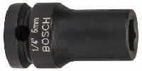 Головка торцевая BOSCH 6 ММ 1/4" УДАРНАЯ