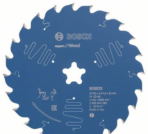 Пильный диск BOSCH 190xFFixx2.4/1.6x24T  Expert for Wood