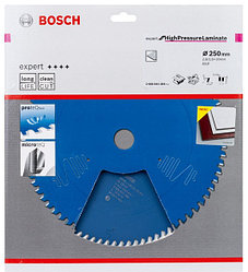 Пильный диск BOSCH 250x30x2.8/1.8x80T  Expert for High Pressure Laminate