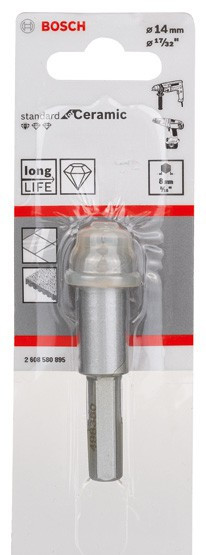 Сверло алмазное BOSCH 14ММ Standard for Ceramic