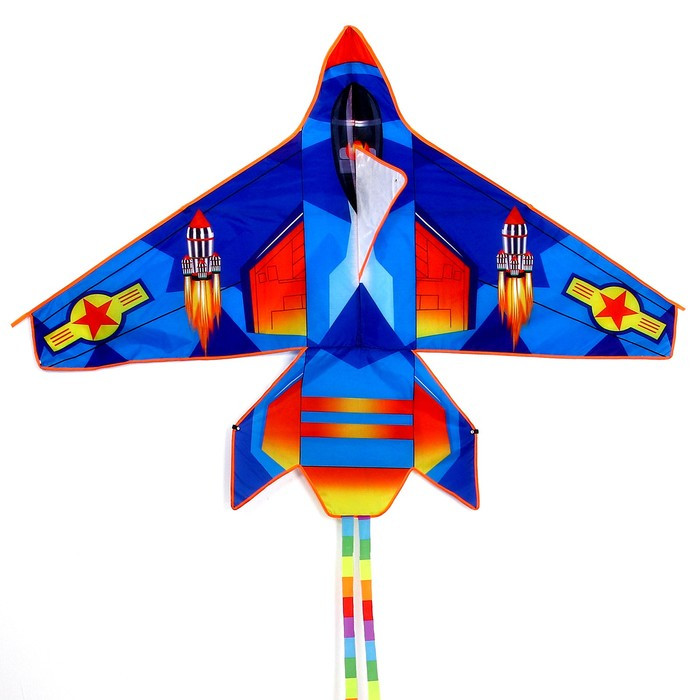 Воздушный змей «Самолёт», цвета МИКС - фото 2 - id-p224235429