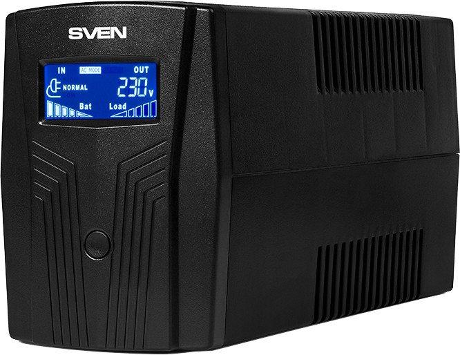 Источник бесперебойного питания SVEN Pro 650 (LCD, USB) - фото 1 - id-p224235708