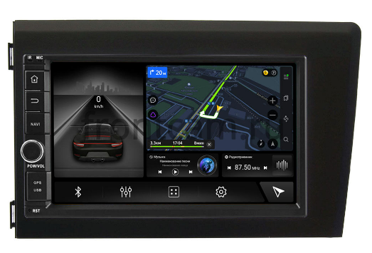 Магнитола в штатное место Volvo XC70 2000-2004 на Android 10 (4G-SIM, 2/32, DSP, IPS) С крутилкой - фото 1 - id-p224236332