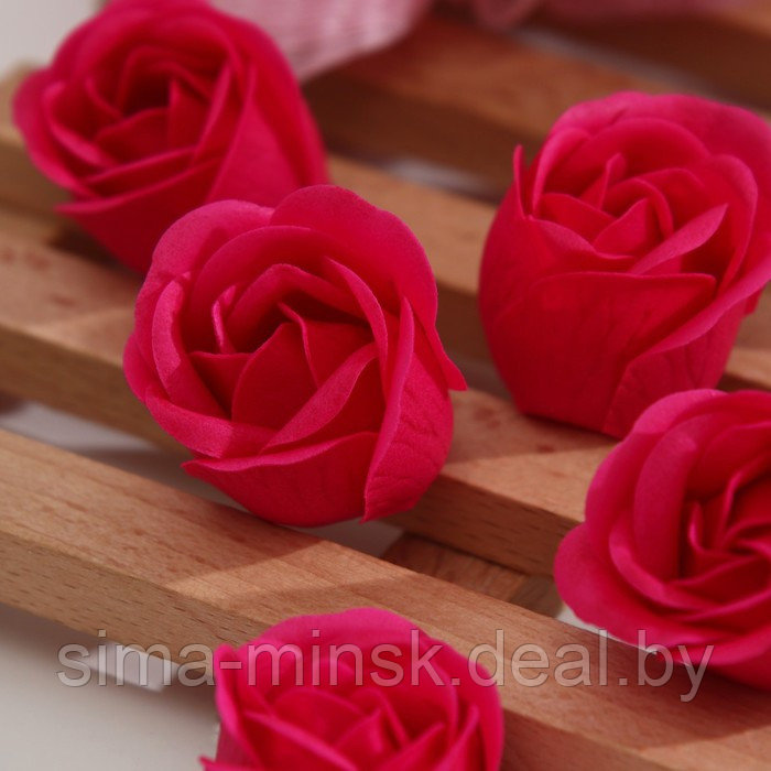Розы мыльные фуксия, набор 81 шт - фото 2 - id-p224236378