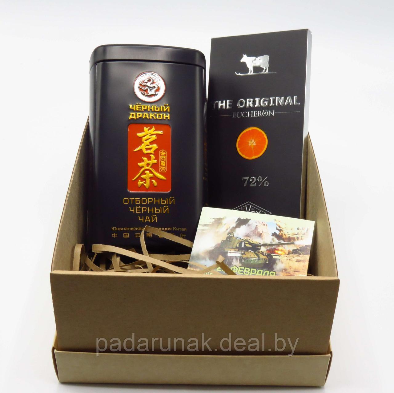 Вне конкуренции подарочный набор: чай и шоколад - фото 3 - id-p224236411