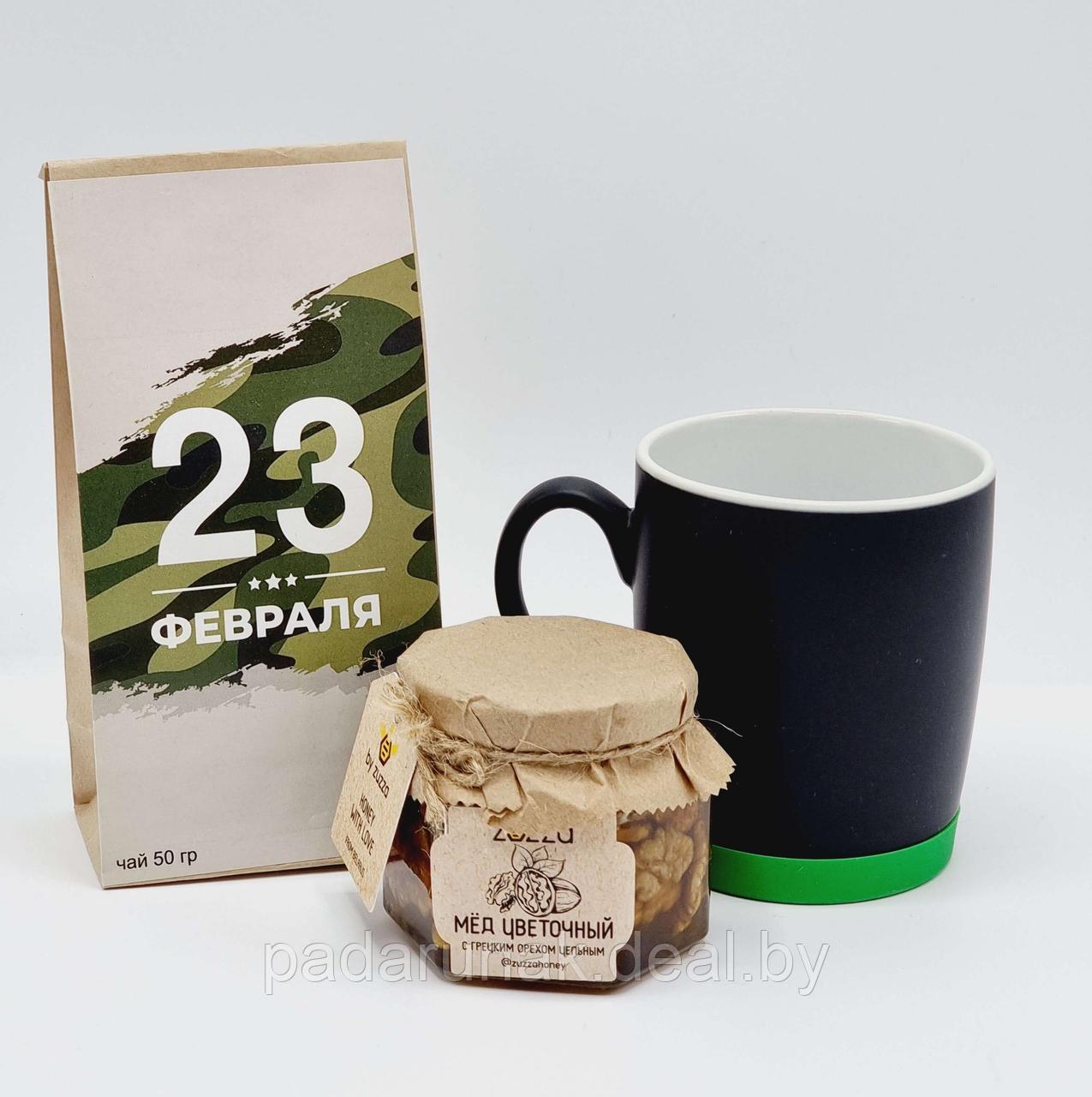 «Важно Внимание» подарочный набор: кружка, чай и мед - фото 1 - id-p224236431