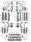 Схема кузовных деталей Газель