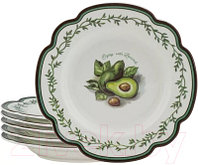 Набор тарелок Lenardi Авокадо 109-066