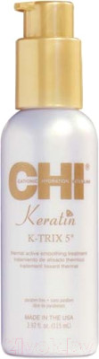 Крем для волос CHI Keratin K-TRIX 5 Thermal Active Smoothing Treatment разглажив. - фото 1 - id-p224242074