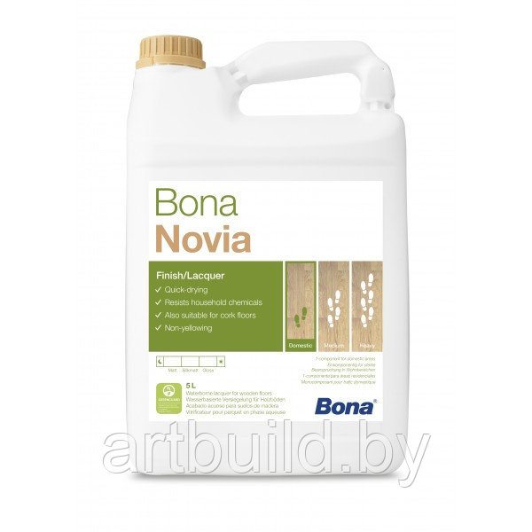 Лак паркетный Bona Novia 1 л. 5