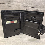 Кошелёк бумажник с автодокументами черный, фото 6