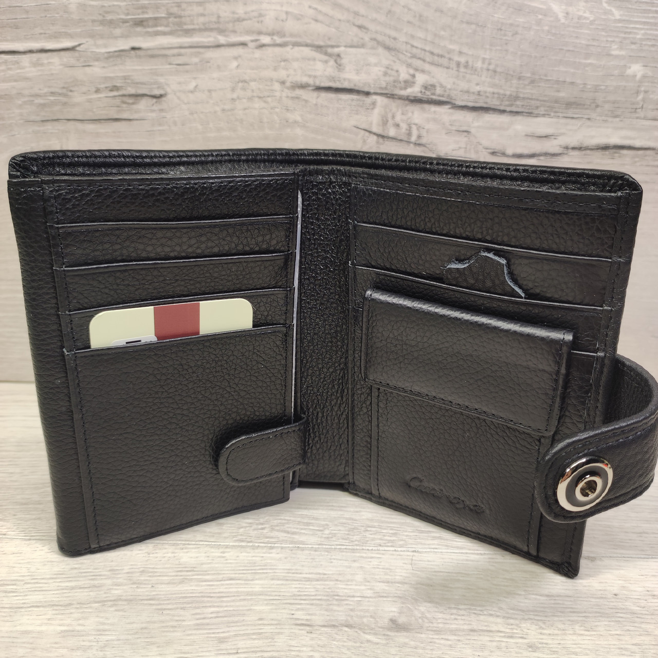 Кошелёк бумажник с автодокументами черный - фото 6 - id-p224247701