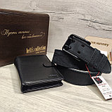 Кошелёк бумажник с автодокументами черный, фото 7