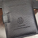 Кошелёк бумажник с автодокументами черный, фото 10