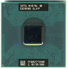 Процессор Intel Pentium Core 2 Duo Mobile T8100 (с разбора)