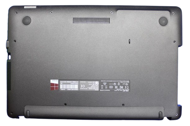 Нижняя часть корпуса Asus VivoBook X541, черная (с разбора)