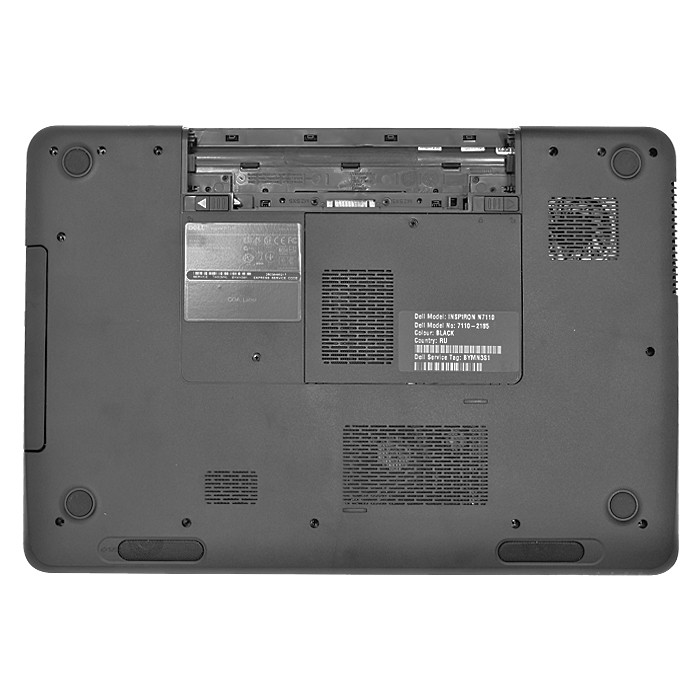 Нижняя часть корпуса Dell Inspiron N7110, черная (с разбора) - фото 1 - id-p218102816