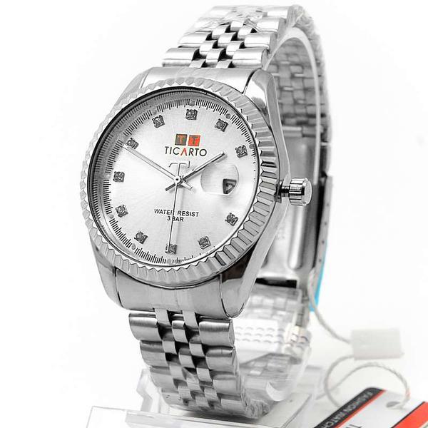 Шикарные женские часы Ticarto 1087G на металлическом ремне - фото 4 - id-p224250468