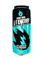 Напиток энергетический LITENERGY CLASSIC 0.45л(УПАКОВКА 12 БАНОК)