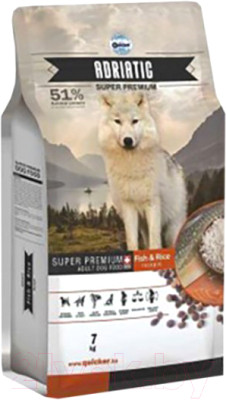 Сухой корм для собак Quicker Super Premium Dog Adriatic Adult Fish & Rice - фото 1 - id-p224251289