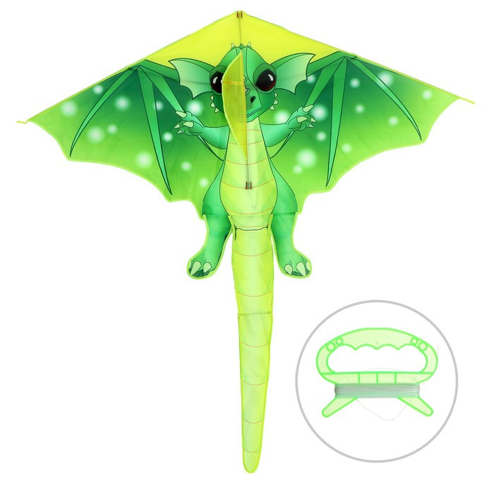 Воздушный змей «Дракон», цвета МИКС - фото 2 - id-p224252853