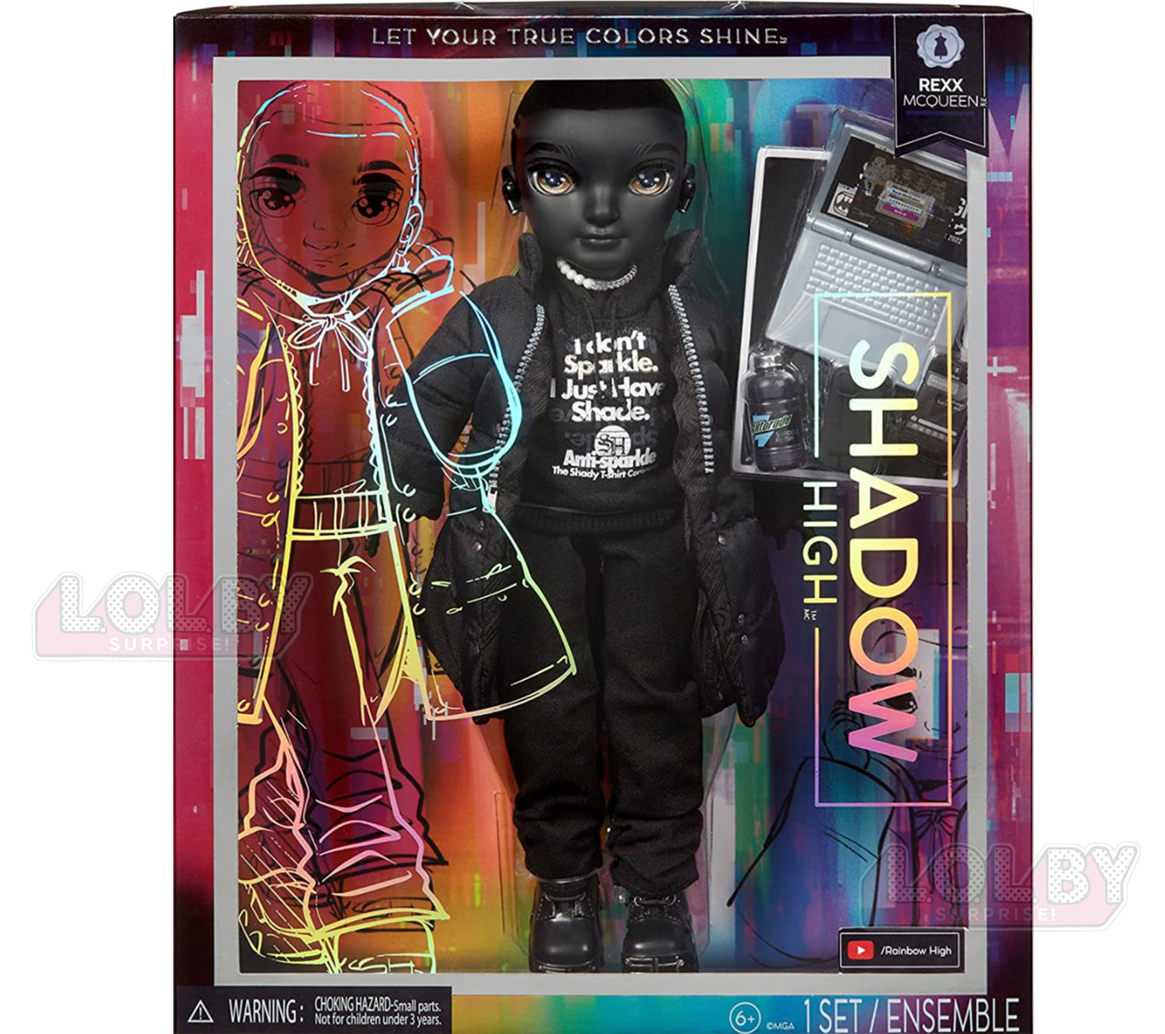 MGA Entertainment Rainbow High Shadow High Rexx McQueen Рекс Маккуин 583080 - фото 3 - id-p224253051