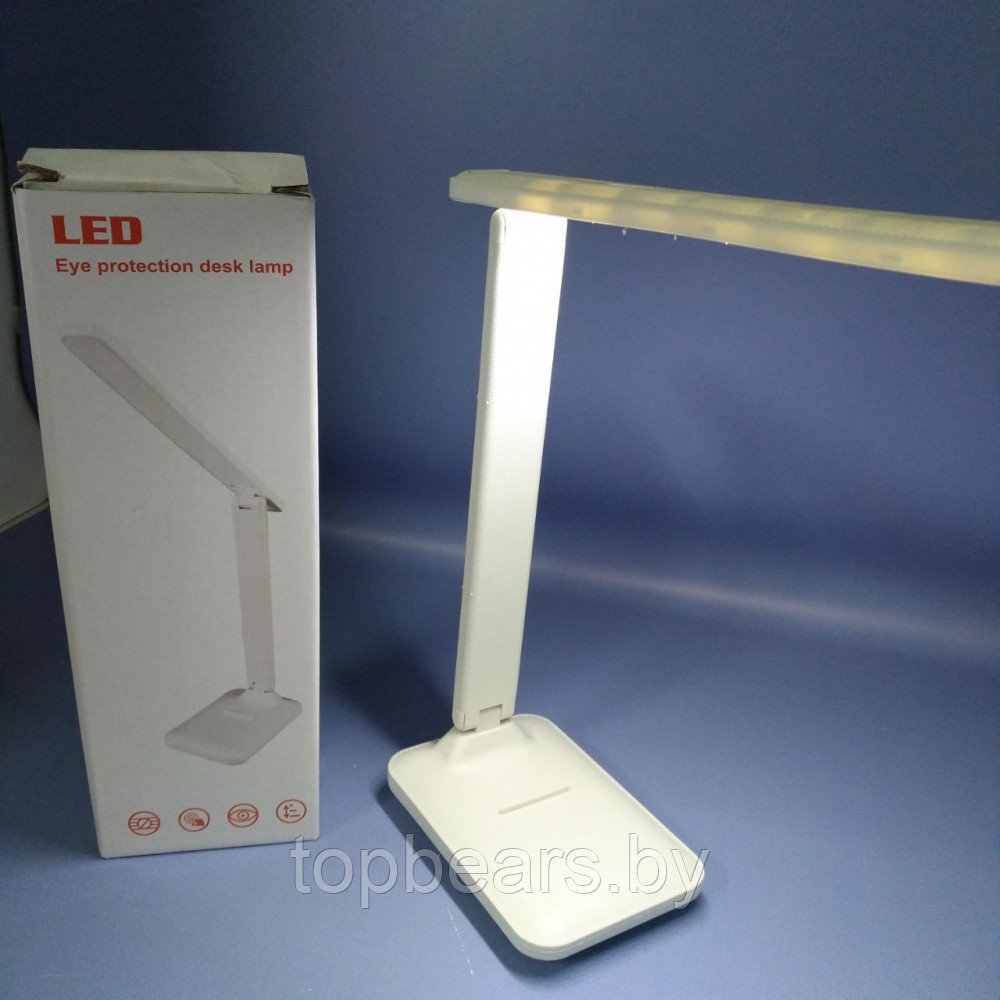 Беспроводная лампа настольная светодиодная Eye Protection с подставкой для смартфона и регулируемым углом - фото 3 - id-p224253158