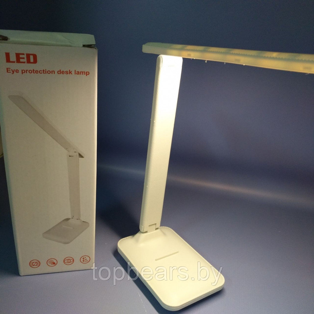 Беспроводная лампа настольная светодиодная Eye Protection с подставкой для смартфона и регулируемым углом - фото 5 - id-p224253158
