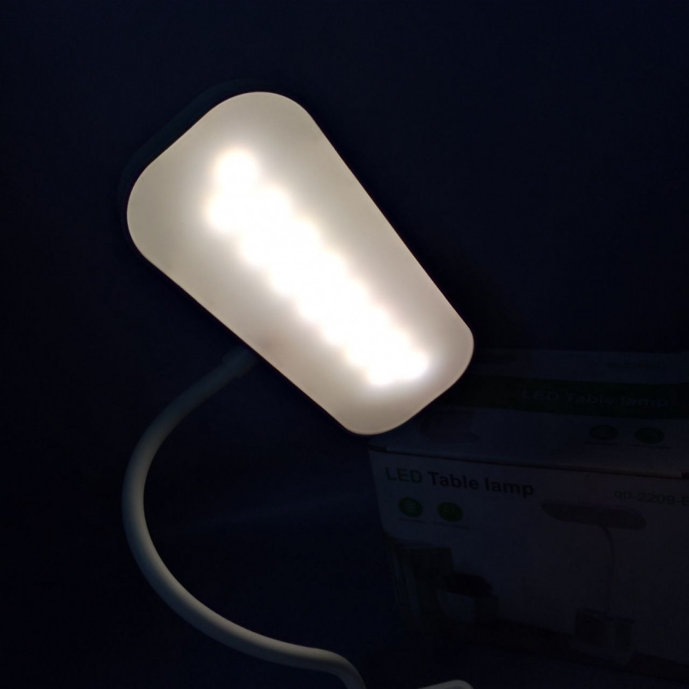 Беспроводной светильник - лампа на гибком основании с органайзером и подставкой для смартфона / Настольный LED - фото 7 - id-p224253465