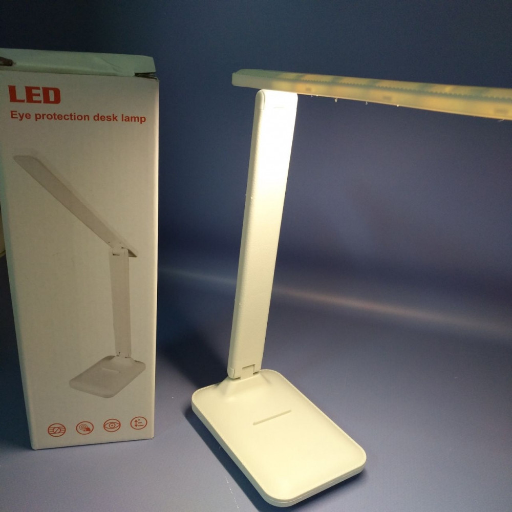 Беспроводная лампа настольная светодиодная Eye Protection с подставкой для смартфона и регулируемым углом - фото 5 - id-p224256429