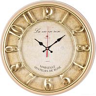 Настенные часы Рубин Винтаж 4141-001 (бежевый/золотистый)