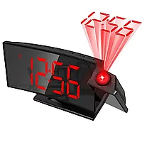 Часы настольные DS-3621LP с проекцией,    подсветка: зеленый, белый, красный