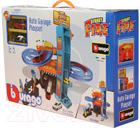 Паркинг игрушечный Bburago Стрит Файер 3-х уровневый / 18-30361