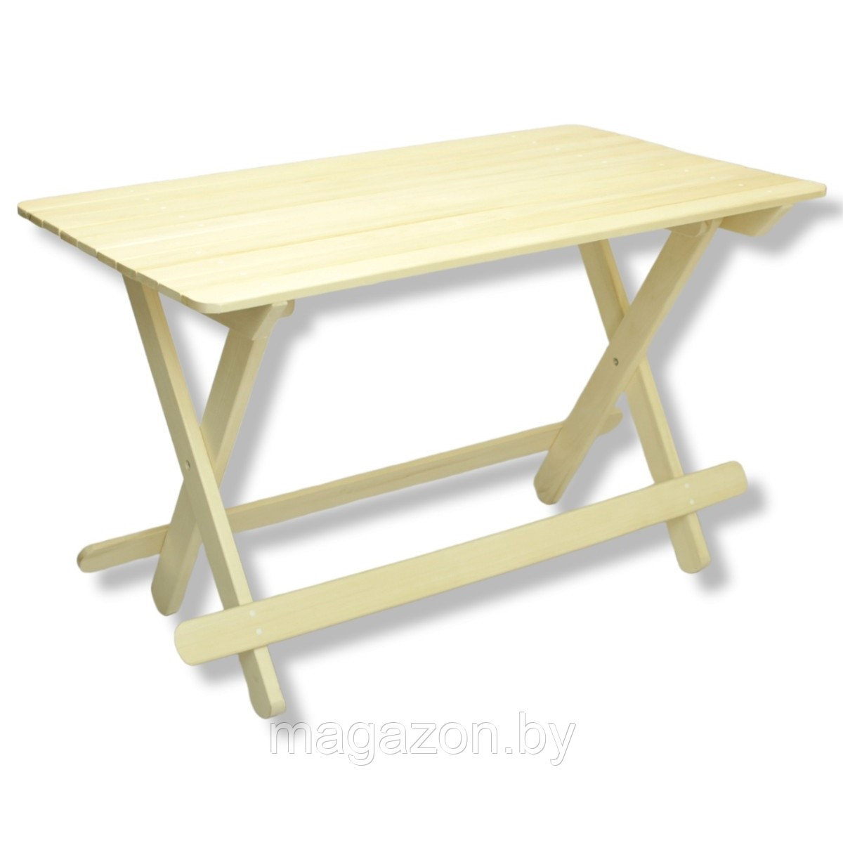 Стол раскладной 120 см, осина