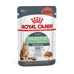 Влажный корм Royal Canin Digest Sensitive Care для кошек с чувствительным пищеварением (кусочки в соусе) 85гр.