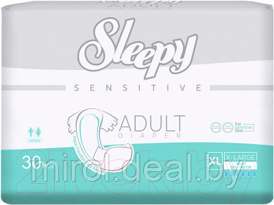 Подгузники для взрослых Sleepy Adult Diaper Xlarge - фото 1 - id-p224264353