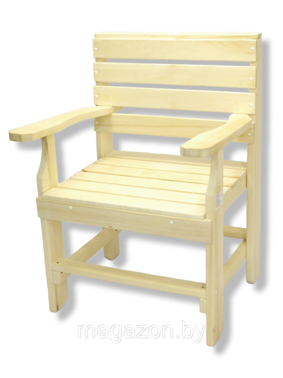 Стул-кресло простое, осина - фото 1 - id-p224266591