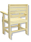 Стул-кресло простое, осина, фото 6