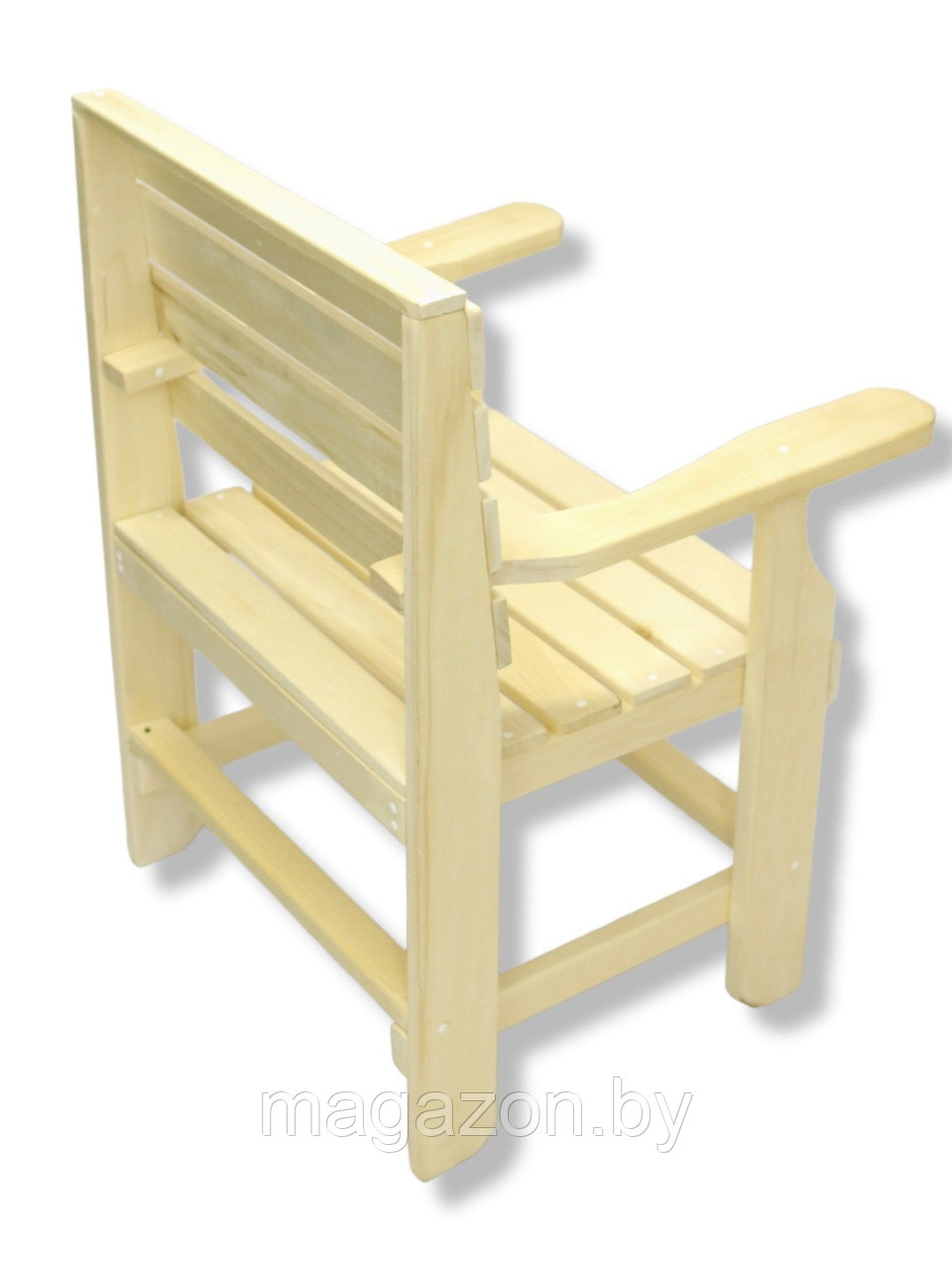 Стул-кресло простое, осина - фото 7 - id-p224266591