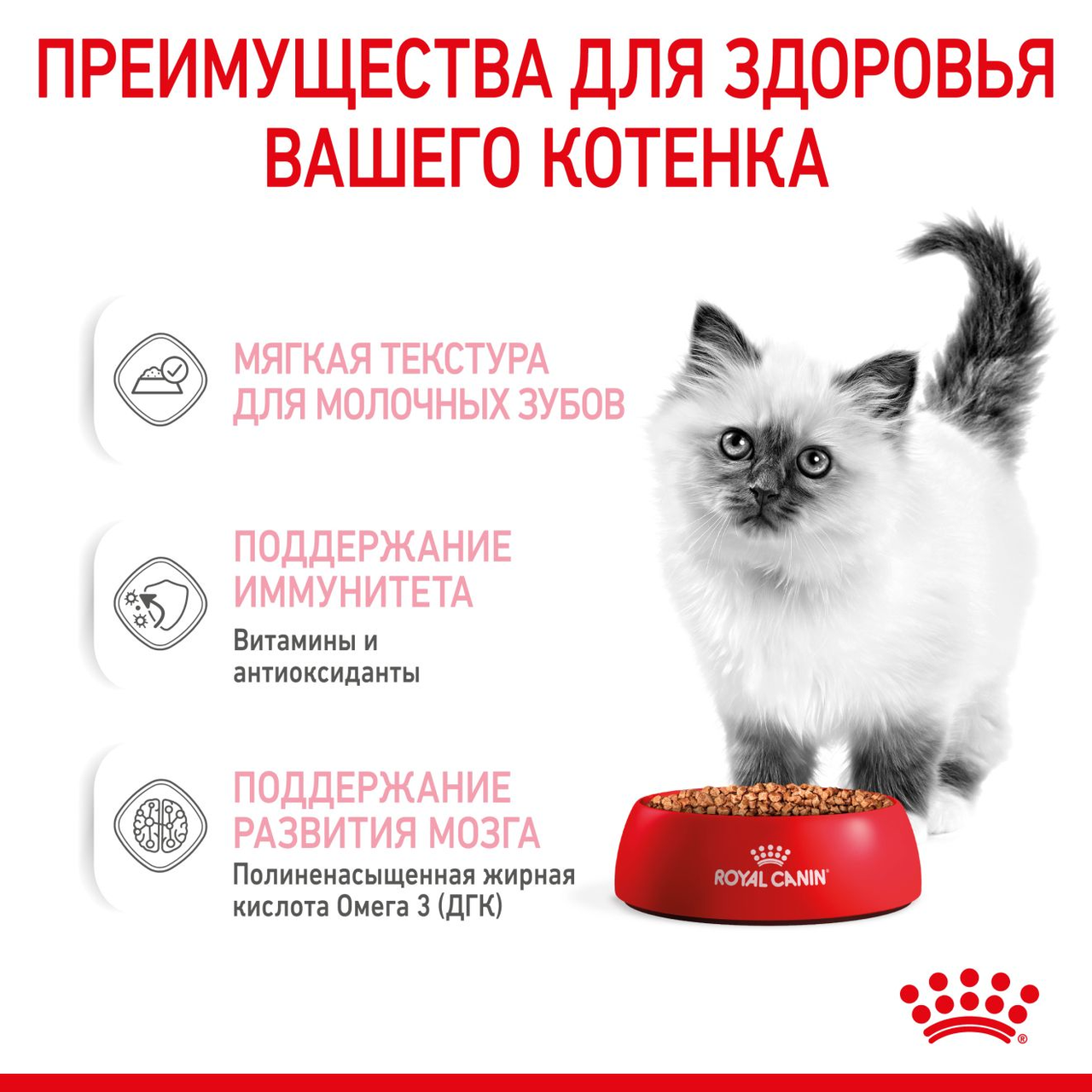 Royal Canin Kitten влажный корм (кусочки в соусе) для котят, 85г., (Россия) - фото 4 - id-p224266957