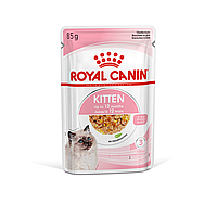 Royal Canin Kitten влажный корм (кусочки в желе) для котят, 85г., (Россия)