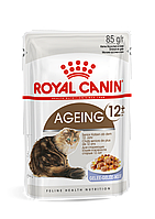 Royal Canin Ageing 12+ in JELLY влажный корм (кусочки в желе) для стареющих кошек, 85г., (Австрия)