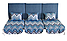 Матрас для качелей 170х55 см Синий зигзаг, фото 3