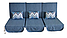 Матрас для качелей 170х55 см Синий зигзаг, фото 7
