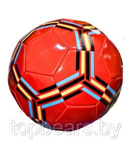 Мяч футбольный (красный) - фото 1 - id-p224268682