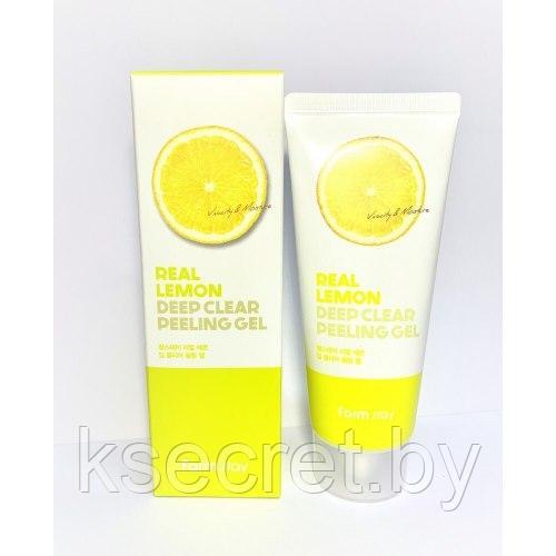 Пилинг-гель с экстрактом лимона [FarmStay] Real Lemon Deep Clear Peeling Gel - фото 1 - id-p224270391