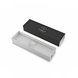 Ручка подарочная шариковая Parker Jotter Stainless Steel GT, линия 0,8мм, синяя, фото 3