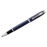 Ручка-роллер Parker IM Blue CT 9, линия 0,5мм, чёрная, фото 2